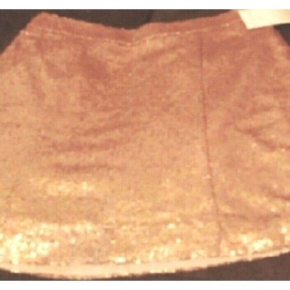 sequin bronze skirt sz Medium - Picture 3 of 4